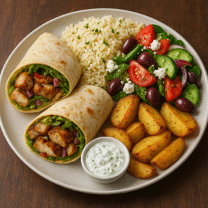 LAMB WRAP FULL PLATE