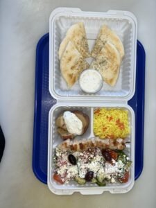 CHICKEN SOUVLAKI FULL PLATE