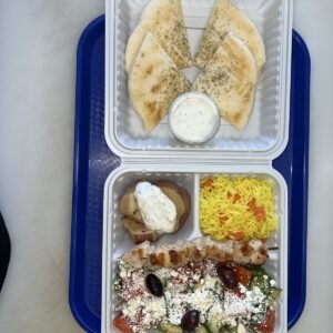 CHICKEN SOUVLAKI FULL PLATE