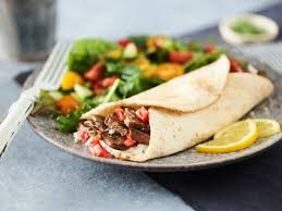 BEEF WRAP WITH SALAD