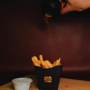 FRIES WITH TZATZIKI DIP