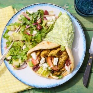 PORK WRAP WITH SALAD